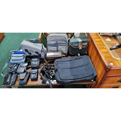 162 - Large qty of various bags inc. laptop bag & various camera bags etc.