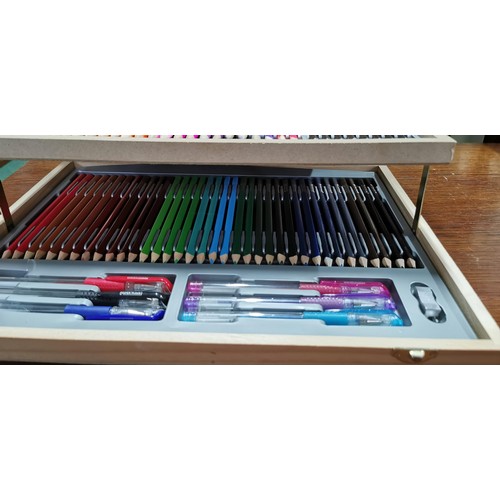 177 - New set of Paper Place pencils & coloured pencils, pencil sharpener & set of 6x coloured ink gel pen... 