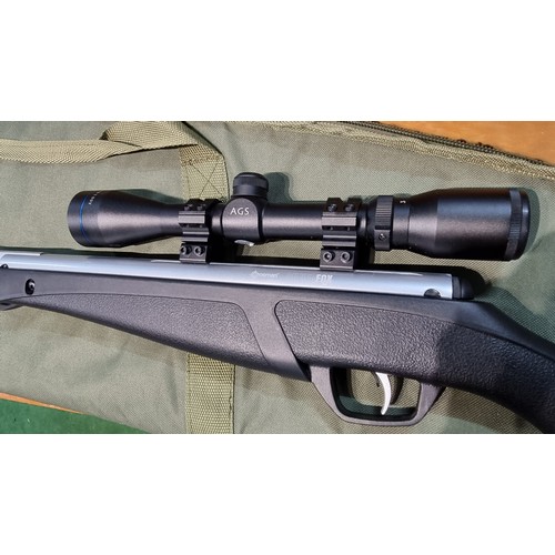 289 - Good quality Crosman Silver fox nitro piston .22 air rifle fitted with an AGS 3-9x40 scope  in as ne... 