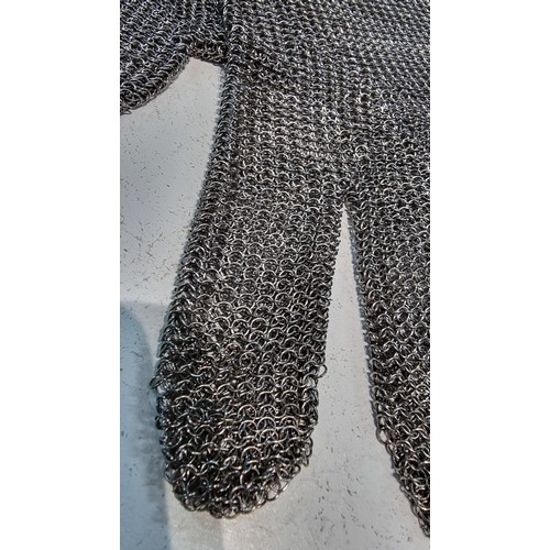 298 - Chainex metal chainmail butchers glove in excellent clean condition expensive to by new made in Fran... 