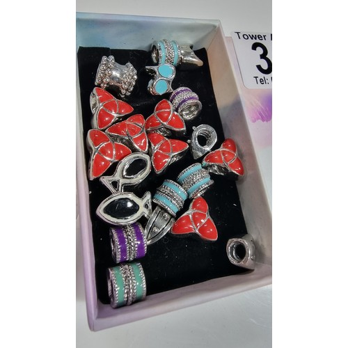 302 - Large collection of various charms for charm bracelets