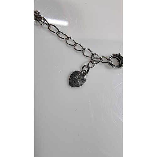 312 - Very long 31in 925 silver chain in good clean condition a good replacement chain with multiple uses ... 