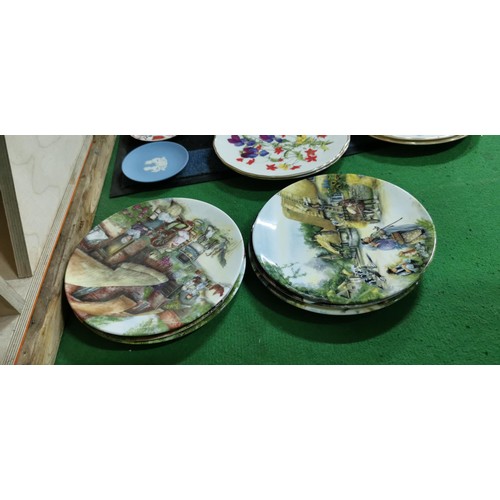 234 - Large quantity of collectable plates inc Royal Doulton Old Country Crafts Series plates, Royal Memor... 