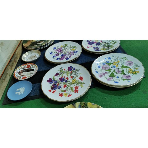 234 - Large quantity of collectable plates inc Royal Doulton Old Country Crafts Series plates, Royal Memor... 