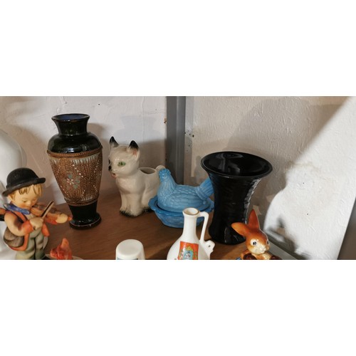 237 - Quantity of good quality china and ceramic items inc vintage Goebel Hummel figure titled 