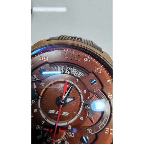 359 - Original Tag Heuer watch limited edition Mercedes Benz SLS Grand Carrera limited to 021 of 600 sold ... 