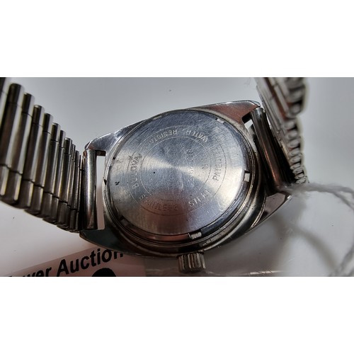 362 - Vintage Bulova Accutron stainless steel wrist watch and strap 3-683079 N4 in excellent condition how... 