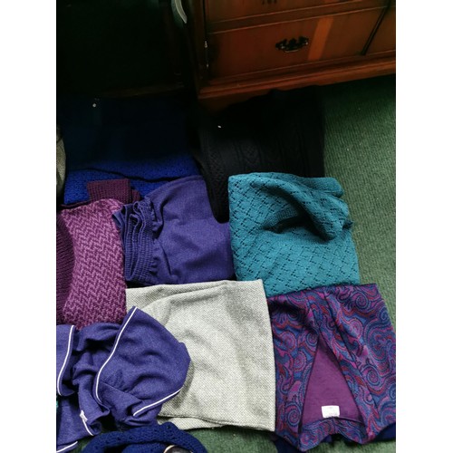 150 - Large qty of various ladies clothes in very good condition inc Cardigans, Jumpers, & selection of di... 