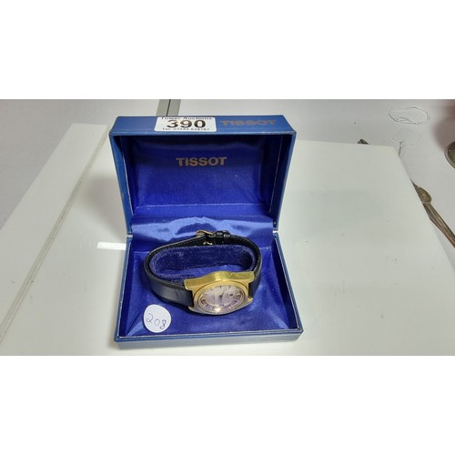 390 - Tissot electronic PR516 gents wrist watch in its original box in excellent condition requires a new ... 