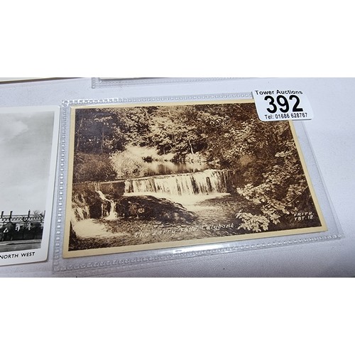 392 - Quantity of vintage and antique postcards mostly of local areas Talybont and Rhayader with some inte... 