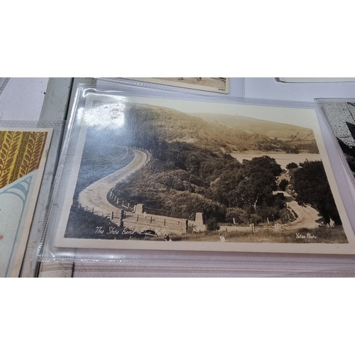 392 - Quantity of vintage and antique postcards mostly of local areas Talybont and Rhayader with some inte... 