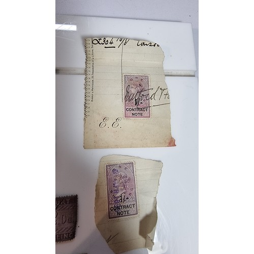 396 - Quantity of victorian stamps inc penny lilacs 10 shilling stamps £1 stamps etc