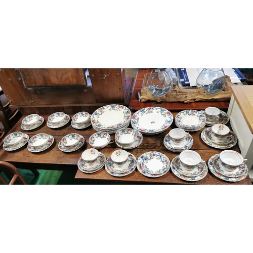 455 - Comprehensive Dinner and tea set inc Royal Cauldon Victoria pattern, Royal Doulton Booths Floradora ... 