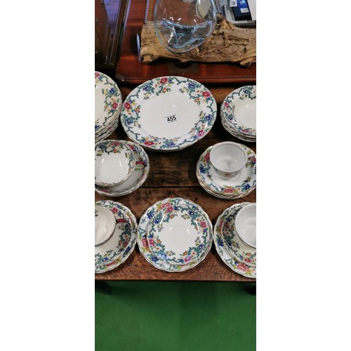 455 - Comprehensive Dinner and tea set inc Royal Cauldon Victoria pattern, Royal Doulton Booths Floradora ... 