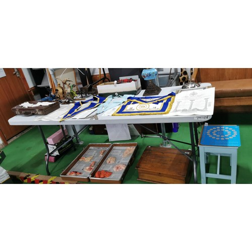 484 - 2x large plastic top folding tables in good clean condition both tables have a 183cm (6ft) length by... 