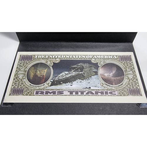 407 - Titanic 100th anniversary limited edition commemorative bank note in mint condition