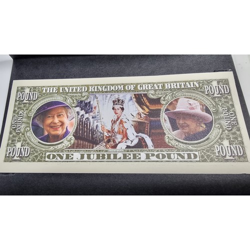 409 - Limited edition Diamond Jubilee 60th anniversary commemorative bank note with its COA in mint condit... 