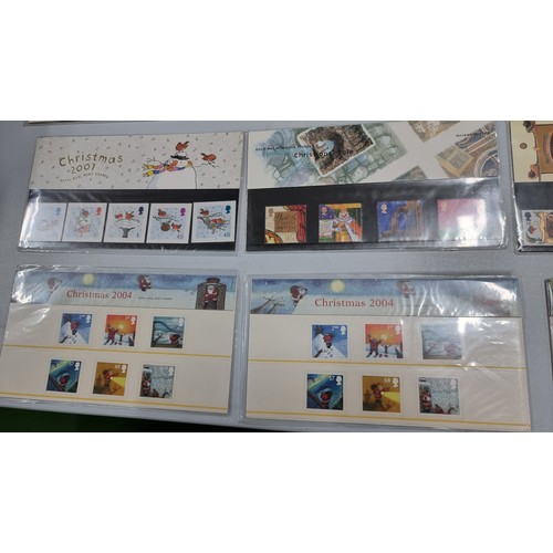 265 - Quantity 19x British Royal Mail mint stamps all Christmas related for various years as early as 1968... 