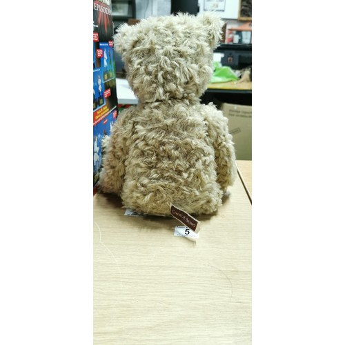 5 - Collectable Charlie Bears light brown bear in good overall condition. Full height is 41cm.