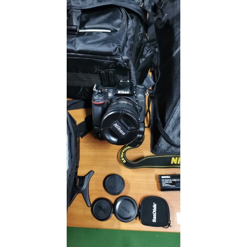 17 - Very comprehensive photography equipment inc Nikon D7100 camera complete with battery pack, Nikon AF... 