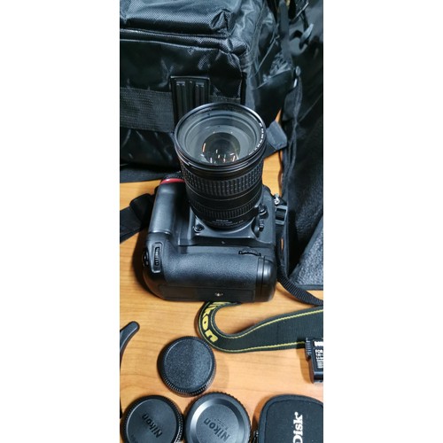 17 - Very comprehensive photography equipment inc Nikon D7100 camera complete with battery pack, Nikon AF... 