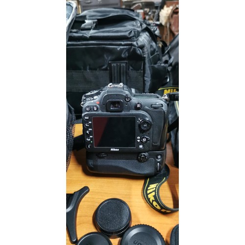 17 - Very comprehensive photography equipment inc Nikon D7100 camera complete with battery pack, Nikon AF... 