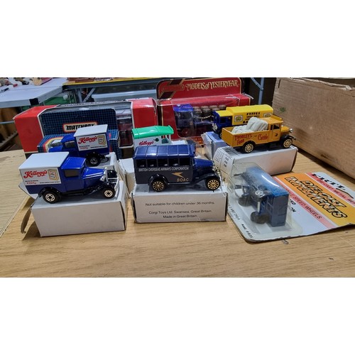 9 - Quantity of various boxed diecast vehicles to include a corgi original omnibus, london general bus, ... 