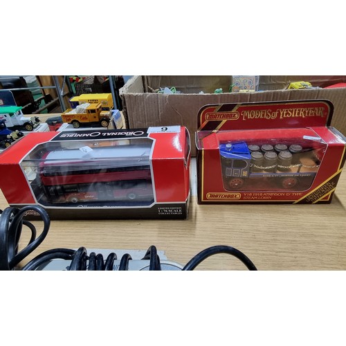 9 - Quantity of various boxed diecast vehicles to include a corgi original omnibus, london general bus, ... 