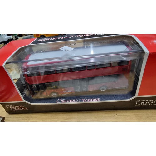 9 - Quantity of various boxed diecast vehicles to include a corgi original omnibus, london general bus, ... 