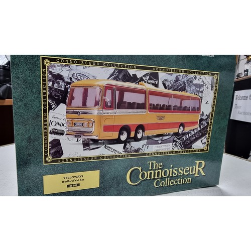 16 - Boxed as new Corgi Yelloways Bedford Val bus set  35301