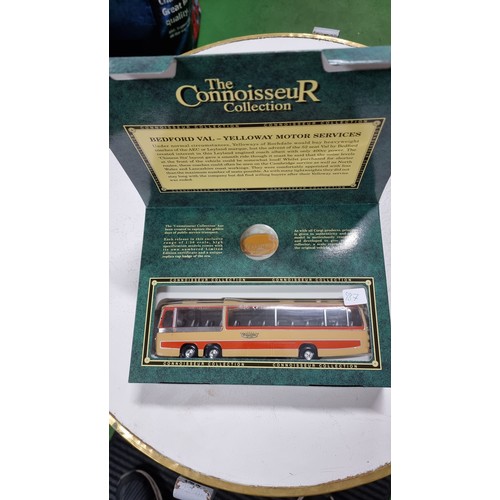 16 - Boxed as new Corgi Yelloways Bedford Val bus set  35301