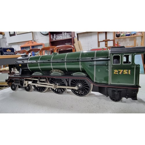 30 - Boxed Bassett-Lowke A3 Pacific Class Loco-2751 Humorist, plus tender, 'O' gauge model special limite... 