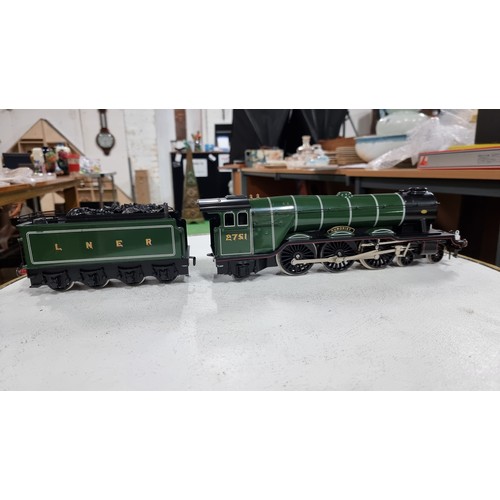 30 - Boxed Bassett-Lowke A3 Pacific Class Loco-2751 Humorist, plus tender, 'O' gauge model special limite... 