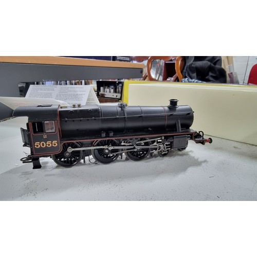 32 - Hornby R2257LMS 4-6-0 Class 5P5F Locomotive 5055, in excellent clean condition working in its origin... 