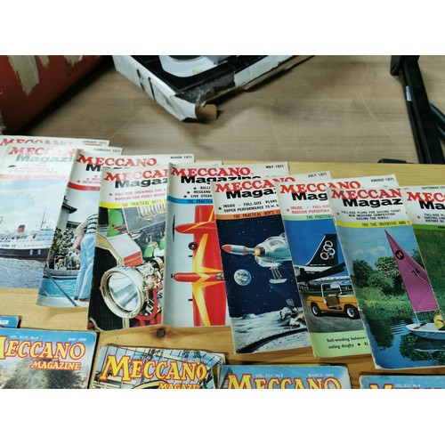 120 - 26 Vintage Meccano magazines, 1950's to 1970's