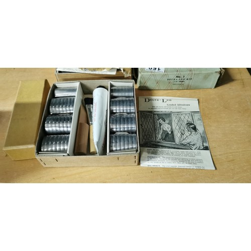 158 - 2 x New boxed Decra-Lead leaded windows kit