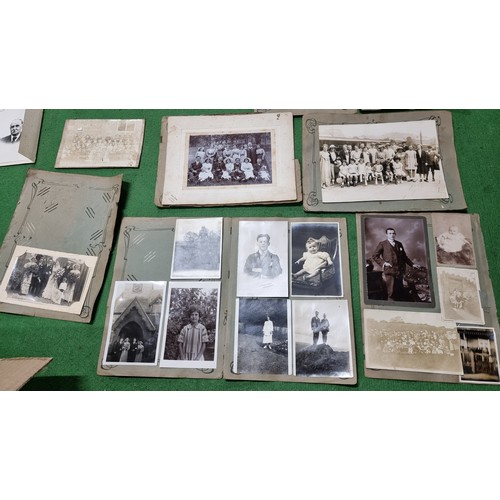 63 - Large quantity of various antique  photographs mostly relating to Bodfach Hall, Llanfyllin, inc some... 