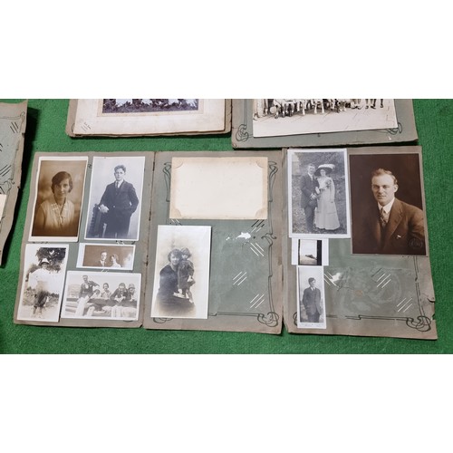 63 - Large quantity of various antique  photographs mostly relating to Bodfach Hall, Llanfyllin, inc some... 