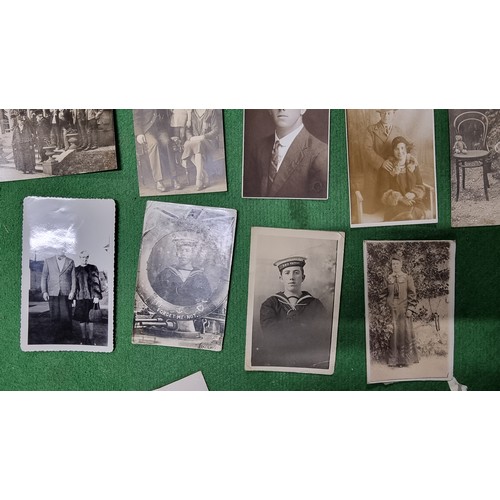 63 - Large quantity of various antique  photographs mostly relating to Bodfach Hall, Llanfyllin, inc some... 