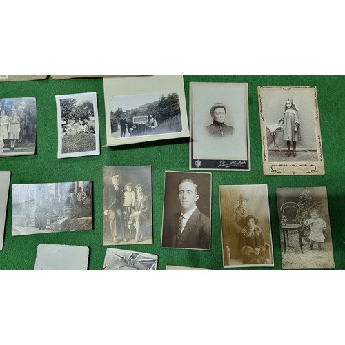 63 - Large quantity of various antique  photographs mostly relating to Bodfach Hall, Llanfyllin, inc some... 