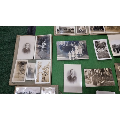 63 - Large quantity of various antique  photographs mostly relating to Bodfach Hall, Llanfyllin, inc some... 