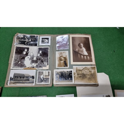 63 - Large quantity of various antique  photographs mostly relating to Bodfach Hall, Llanfyllin, inc some... 