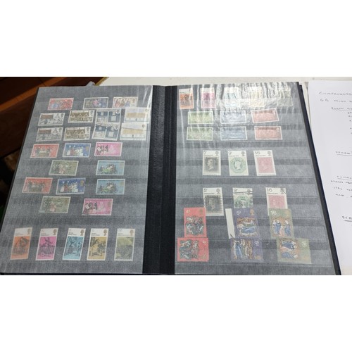 66 - Very comprehensive stamp collection with 25 pages complete to the end of GB mint unused stamps from ... 