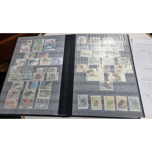 66 - Very comprehensive stamp collection with 25 pages complete to the end of GB mint unused stamps from ... 