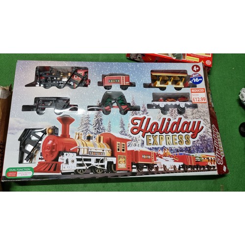 79 - Box of board games inc an all in one multi game a holiday express train set etc