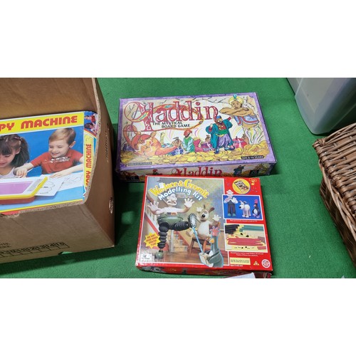 79 - Box of board games inc an all in one multi game a holiday express train set etc