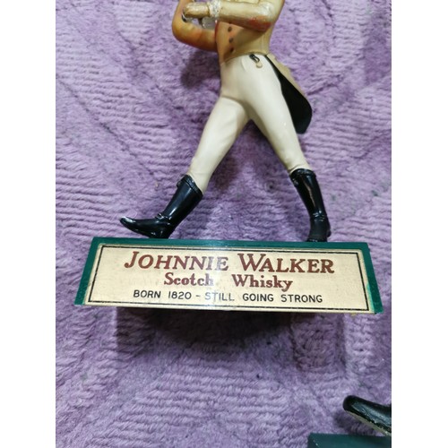 292 - 2 Johnnie Walker advisiting figures very rare and collectable including a very rare chalk figure on ... 