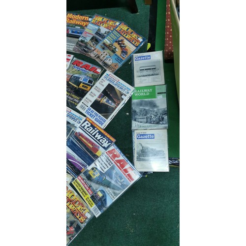 241 - Very large quantity of various vintage railway magazines inc Model Railways, Railway Modeler, Railwa... 