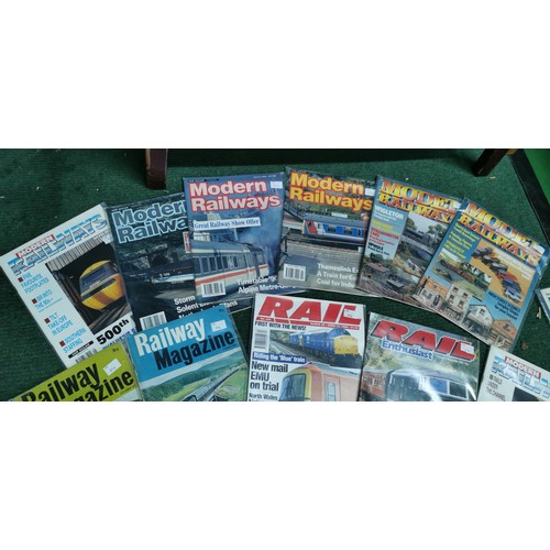 241 - Very large quantity of various vintage railway magazines inc Model Railways, Railway Modeler, Railwa... 