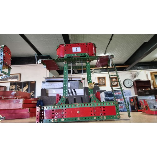 3 - Vintage fully assembled model of a stationary engine complete with motor and controller in full work... 